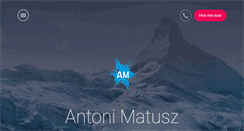Desktop Screenshot of antoni-matusz.com