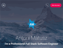 Tablet Screenshot of antoni-matusz.com